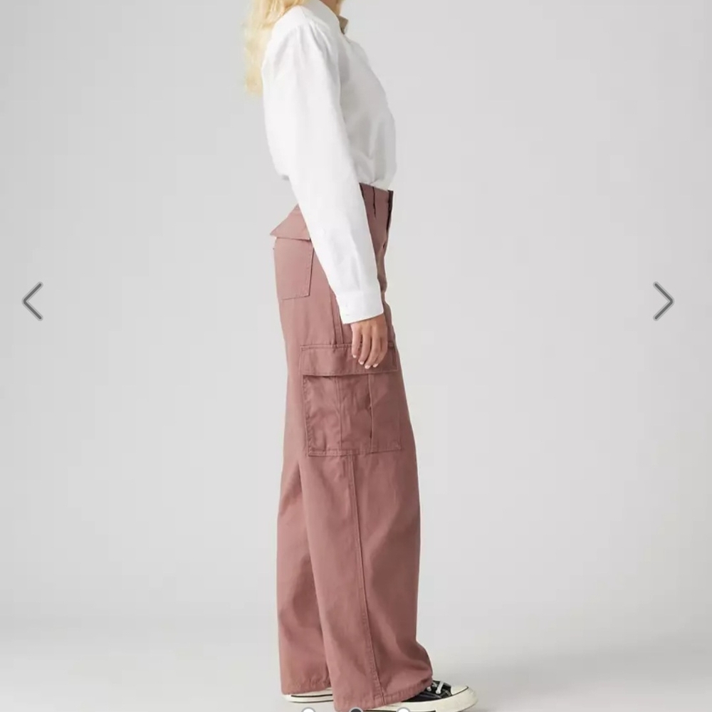 Levi's Pink Wide Leg Jumpsuit Relaxed Fit